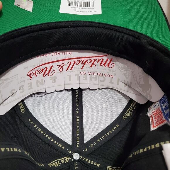 LA Lakers Draft 1996 Shadow Mitchell & Ness Hat Snapback Cap Kobe Bryant NWT - Picture 10 of 11